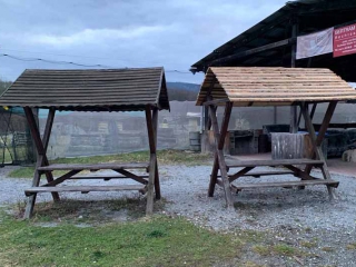 Blick auf die Sitzraufen
