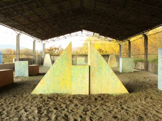 Paintball Indoor: Blick auf das Speedball - Indoorfeld - Teil 2