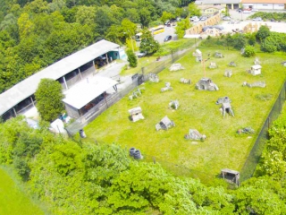 Paintball Outdoor: Blick aus der Luft auf das Szenario - Outdoorfeld - Teil 12