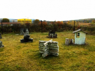 Paintball Outdoor: Blick auf das Szenario - Outdoorfeld - Teil 4
