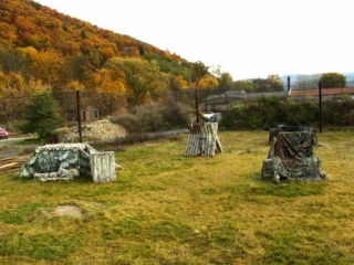Paintball Outdoor: Blick auf das Szenario - Outdoorfeld - Teil 5